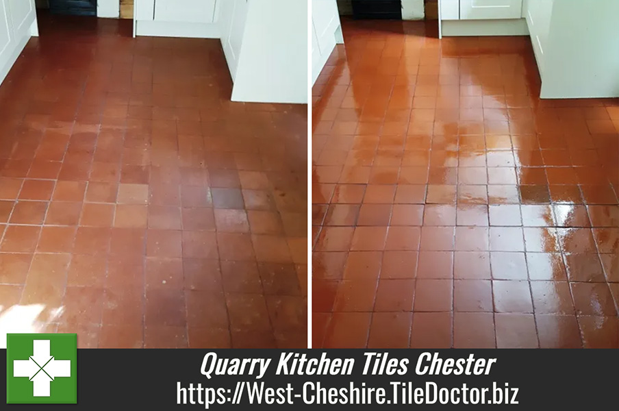 Newly Discovered Quarry Kitchen Tiles Restored in Chester
