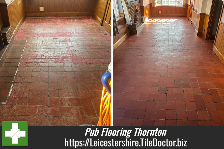 Pub Quarry Tile Floor Renovation Bricklayers Arms Thornton